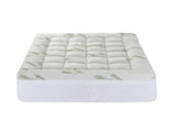 Giselle Bedding 1500GSM Pillowtop Mattress Topper Bamboo Mattress Pad for Back Pain Relief Washable TOPPER-BAM-11-D