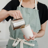 1200 White Disposable Coffee Cups 8oz Extra Strong Takeaway Paper Take Away Bulk V563-PA0876-50-1BOX