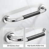 2 Pack, Wall Bracket for Handrail, Non-slip handrail for the bathroom, for shower, toilet, bath, for V1189-LC-LY-00186