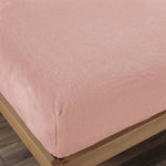 Ramesses Teddy Fleece Fitted Sheet Combo Set Rose Pink Queen V442-KIT-FITTEDSS-TEDDYFLEECE-ROSEPINK-QS