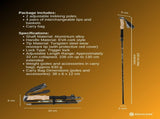 Social Hike Trekking Poles Set of 2 Adjustable Lightweight Hiking Walking Sticks V238-SUPDZ-41895542521936