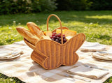 Handmade Woven Decorative Storage Basket, Portable Desktop Organizer for Home and Bath, V1192-AZ-W-24337
