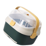 Baby Bottle Drying Rack Nursing Bottle Storage Box Container with Swivel Vent Dust Cover Drain Tray V1294-YM0524-3117220116112