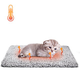 70 x 115 CM Self-Warming Thermal Pet Fluffy Mat with Machine Washable & Removable Zippered Cover V888-ELOSUNG49544