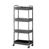 3 Tier Utility Rolling Cart with Caster Wheels Movable Multifunctional Storage Cart for Kitchen V1294-YM0901-3117240235114