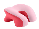 Pink-Red Ergonomic Memory Foam Nap Pillow - Hollow Design, Breathable Milk Silk Cover, Arm Support V888-ELOSUNG56309-6