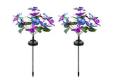Solar Lawn Lamp Decorative Butterfly Garden Lights Outdoor Landscape Pathway Light IP65 Waterproof V1294-YM0901-L6881CO-2