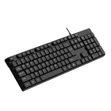 Computer Keyboard With Ergonomic Keys For Seamlessly Typing On Desktop And Laptop V1192-AZ-W-23697