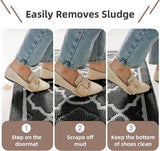 Door Mat Non Slip Washable Absorbent Entryway Rug for Home Garage Kitchen Laundry Room, Dark Grey, V1237-ZY-924-044
