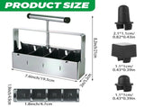 Soil Blocker for Starting, Handheld 2in
Galvanized Iron, 3 Types of Interchangeable Pins, V1107-CS-FNECN24