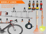 pieces - Heavy Duty Garage Hooks - Wave Long Hooks - Wall-Mounted Storage Rack - Electrical and V1188-MS101-03301-1