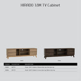 Hirado Entertainment TV Unit - Cocoa V656-336066