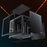 VEVOR Mid-Tower ATX PC Case Dual Chamber Gaming Computer Case No Fan Included V952-DNJXSQZT120MM60AL001V9