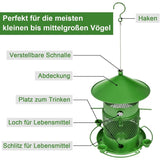 27Cm Hanging Bird Feeder, Outdoor Waterproof Hummingbird Lantern Feeder, 2.5L Weatherproof Large V1188-MS-227-2185