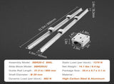 Linear Guide Rail Set, SBR20 800mm, 2 PCS 31.5 in/800 mm SBR20 Guide Rails and 4 PCS SBR20UU Slide V952-ZXDGSBR2800MMZ0CIV0