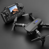 S2 MAX drone, dual-camera drone, upgraded remote control, ESC camera, long-lasting battery, 360&deg V1102-823-59420-GRY-THREEBATTERIES