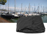 420D Silver Coating Oxford Cloth Waterproof UV Protection Boat Yacht Cover 530x290cmBlack V1294-YM0901-3111200130711