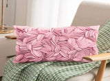 Fall Pillow Covers Body Pillow Cover Pink Pillowcase Scandinavian Style Solid Color Leaf V1192-AZ-W-33573