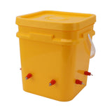 Automatic Chicken Waterer Cup with 12L Handheld Barrel Poultry Drinking Equipemnt for Goose Duck V1294-YM0706-3111230182716