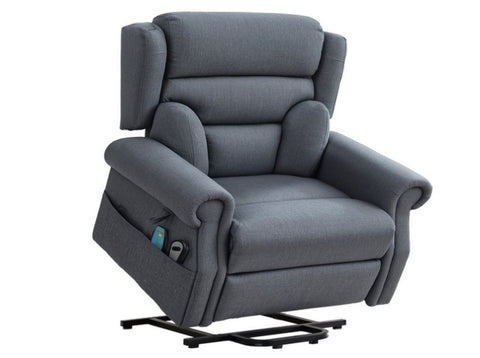 Artiss Electric Recliner Chair Power Lift Massage Heated Recliner Sofa RECLINER-A20-LIN-GY