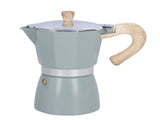 300ML Coffee Pot Moka Maker Coffee Kettle for Gas Stove Ethanol Stove Electrothermal FurnaceCyan V1294-YM0901-3118210170214
