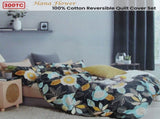 300TC Hana Flower Multi Reversible Cotton Floral Quilt Cover Set Queen V442-ATX-QUILTCS-300TCHANAFLOWER-MULTI-QS