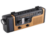 Portable LED Solar Hand Crank Radio 2000mAh AM FM SW Emergency Weather Radio with Flashlight V1294-YM0523-3119220033711