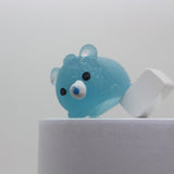 40X Care Bears Glitter Squishy Toy Capsules 50mm Collectible Gacha w Display Box V274-TOY-KN-IGT-CAREBFL-50