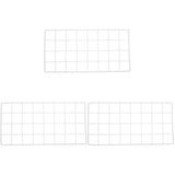 Masteelf 3-Piece Wire Wall Panels for Photo Display, Iron Picture Frames, and Decorative Photo V1370-AZ4-16317