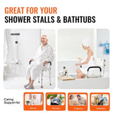 Shower Chair, Shower Seat with Back, Adjustable Height Shower Stool, Shower Chair for Inside Shower V952-LYYFXFLHJPESAQLY8V0