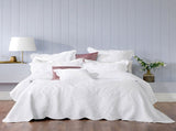 Bianca Elegance Cordelia White Bedspread Set King V442-BCA-BEDSPREAD-CORDELIA-WHITE-KI