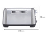 Morphy Richards Equip Kettle and Toaster Set Brushed Stainless Steel 1L Jug Kettle & 2 Slice To MREQ-1LKT-2STS