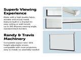 100 Inch 169 Manual Pull Down Outdoor Projector Projection Screen Theater Movie V63-835431
