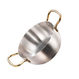 Korea Ramen Pot Stainless Steel Double Handle Fast Heating Ramen Noodle Cooking Pot for Induction V1294-YM0901-3118240003111