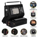 Portable Camping Gas Heater Outdoor Heating Stove Gas Baking Hunting Warmer AU black V201-QNL0002BL8AU