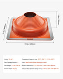 2 Pcs Metal Roof Pipe Flashing Boot Fit 160-300 mm Pipe High Temp Silicone V952-WDGDTGHSGJL28O0JIV0