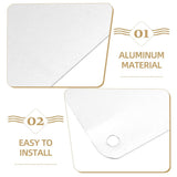 2-Pack Aluminum Blank Metal Signs Plated Plates for Engraving Weather-Resistant Yard and Outdoor V1369-AZ3-W-14628
