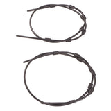 2PCS Replacement Tree Stand Cables 65 Inch Stainless Steel Plastic Climbing Treestand Cables for V1294-YM0710-3111230282611