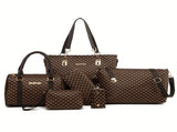 Women'S Handbag Set Large Capacity Tote Bag Shoulder Bag For Women Crossbody - Black - Size 35-13-28 V1347-127-43258-BLK-35-13-28