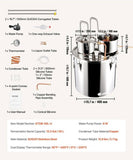 Moonshine Still Water Alcohol Distiller 13.2Gal w/Thumper Keg & Water Pump V952-SLNTZLQYS132J2YX9V3