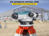 Automatic Optical Level 24X Optical Auto Level Kit High Precision Height/Distance/Angle Level V952-ZDGXBSZY24M4FS1F1V0