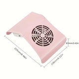 Nail Dust Collector USB-Powered, Strong Suction, One-Touch Operation, Say Goodbye to Dust V1232-MJXCJ001