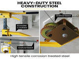 UNIMAC Drywall & Panel Lifter, 1200 x 3600 68kg Max Gyprock Sheet, Galvanised, No-mark Locking V219-TOLDWLUM310A