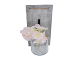 Wall Jar Decor Retro Style Glass Bottle Lamp Silk Flower Decoration for Home Door V1294-YM0523-3115220012911