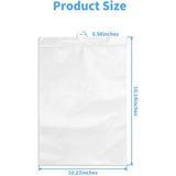 10 16" Hanging Dust-proof Storage Bags,20 Pcs Clear Plastic Sealing Hang-Up Bag,Multifunctional V1192-AZ-W-17996