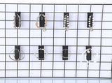 Gridwall Hooks 30 Pieces - 10/15/20cm - Iron - Black - Commercial Quality - Grid Wall Panels V1189-WXFBOL-8-1