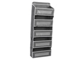 5 Shelf Hanging Closet Organizer Non Woven Fabric Over The Door Storage Bags with 5 5 Mesh V1294-YM0901-3117240298511