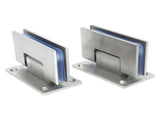 2Pcs Glass Door Hinge Heavy Duty Glass Door 90 Degree Hinges Durable Stainless Steel Bathroom Gate V1294-YM0703-3114230035711