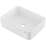 Modern Ceramic Vessel Sink 48x37cm Bathroom Vanity Bowl Countertop White V952-TMSCTCJX4837PYW3KV0