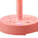 Power Strip Desk Lamp Soft Lighting Bedside Table Lamp with AC Outlet and Safety Door for Bedroom V1294-YM0901-3119250054211